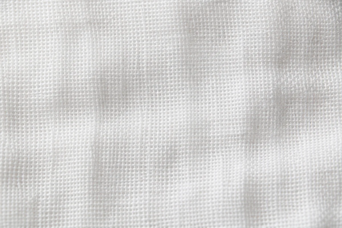 Soft White Cotton Fabric Texture Background