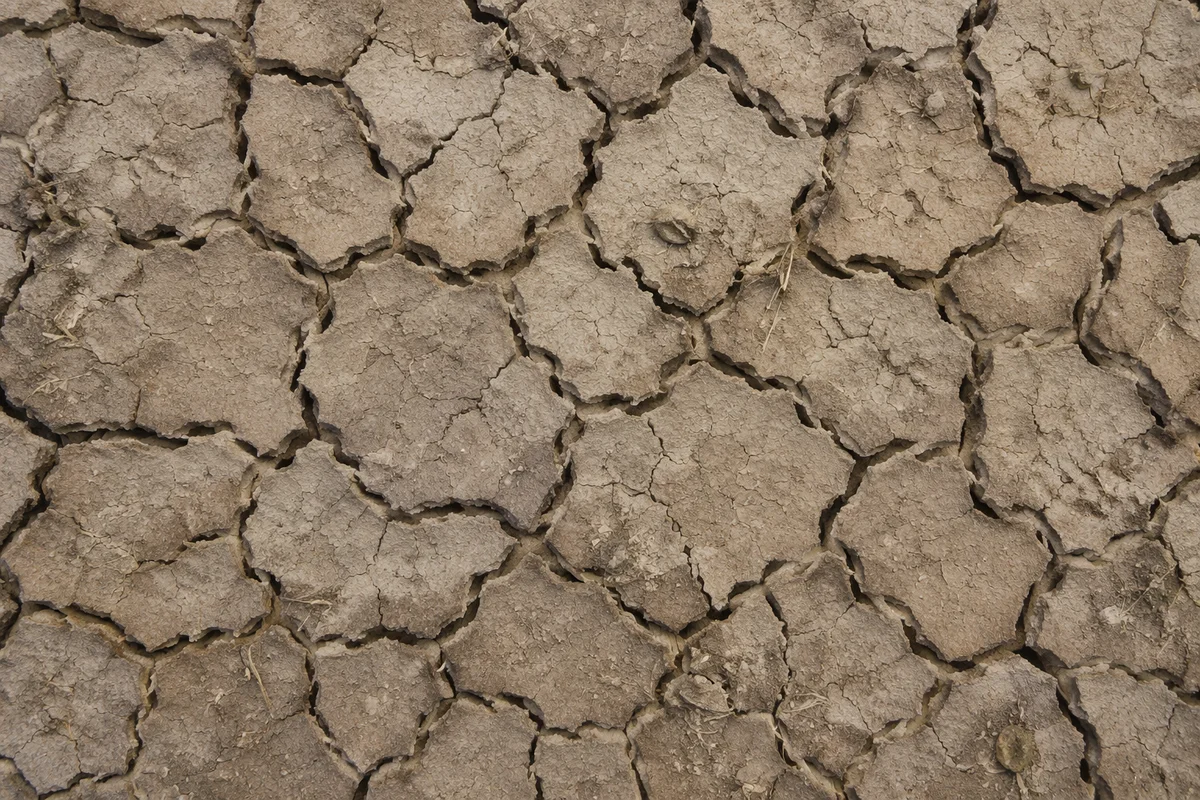 Cracked Desert Mud Texture Background