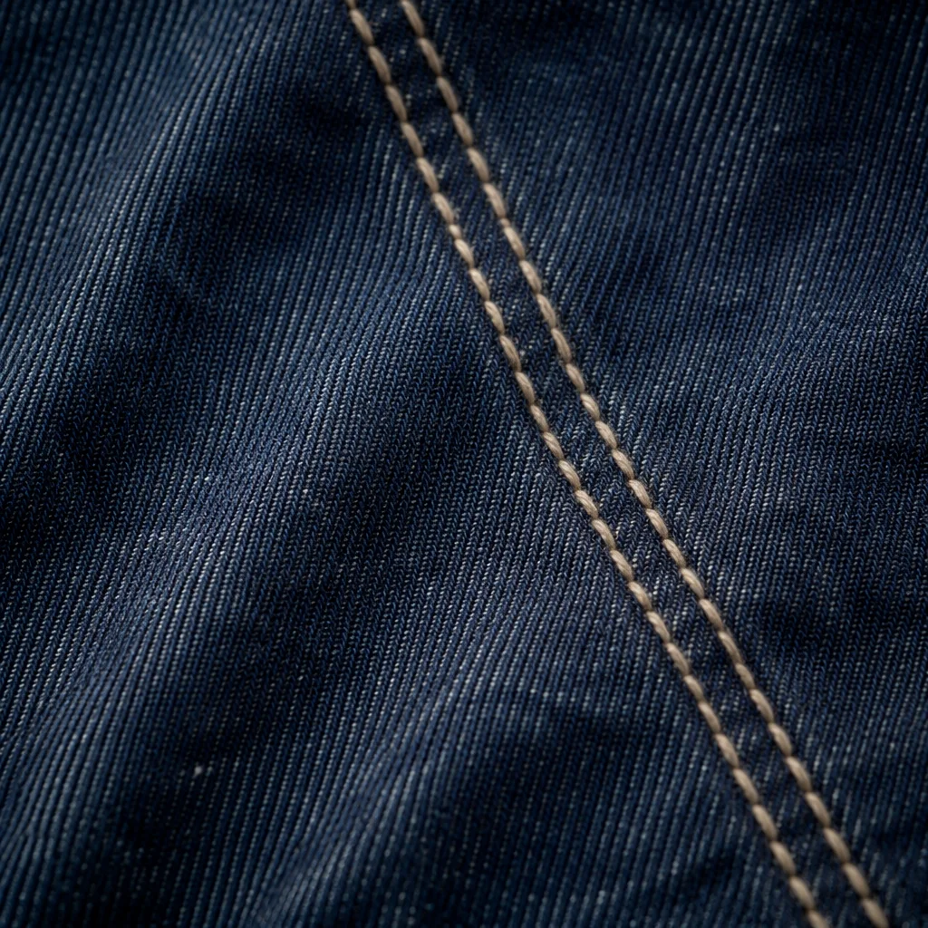 Dark Indigo Denim Texture Background