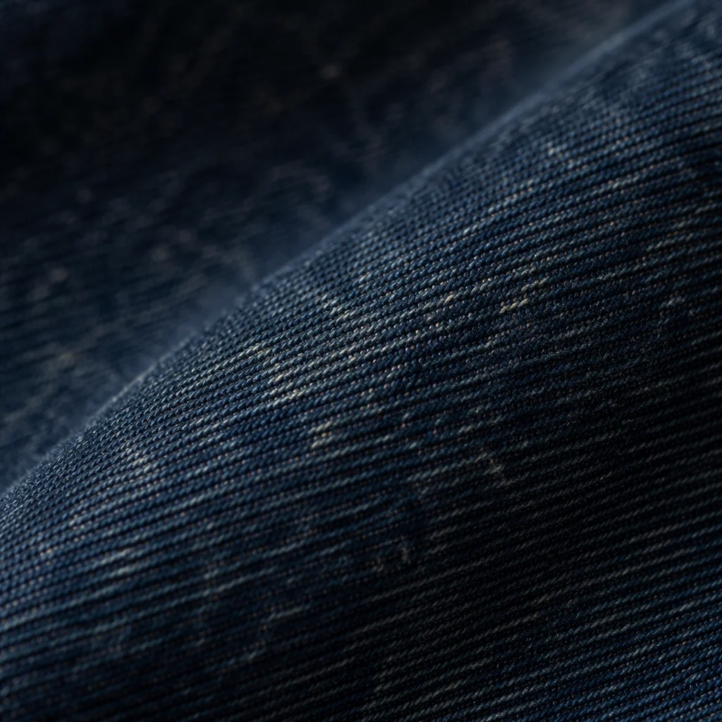 Dark Indigo Denim Texture Background