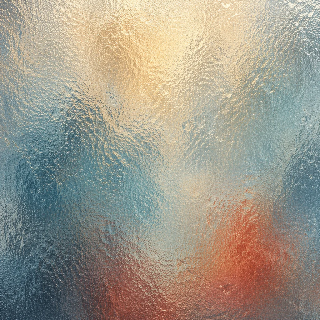 Frosted Glass Texture with Blurred Light