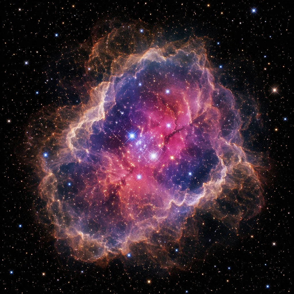 Purple Blue Galaxy Nebula Space Background