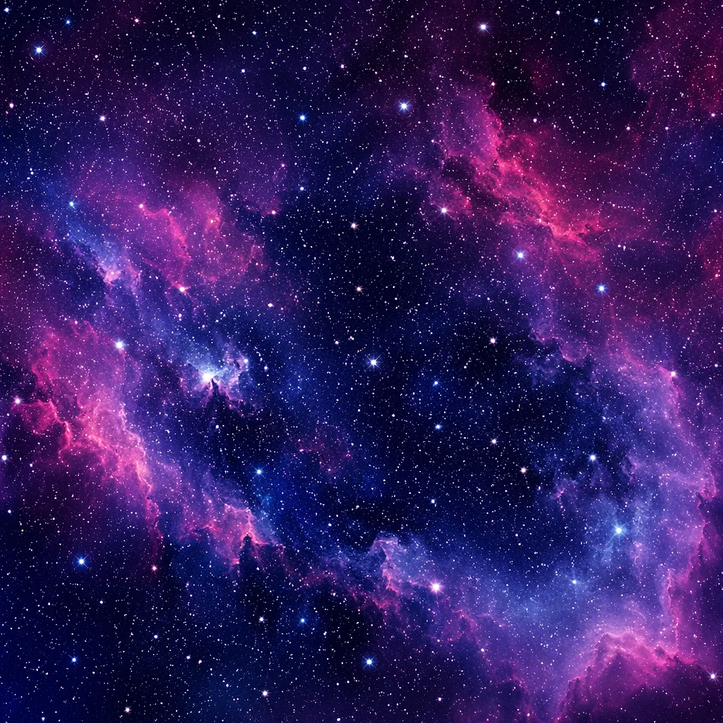 Purple Blue Galaxy Nebula Starfield Background
