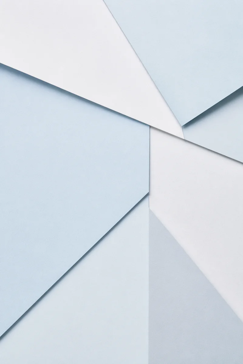 Minimal Blue and White Geometric Background