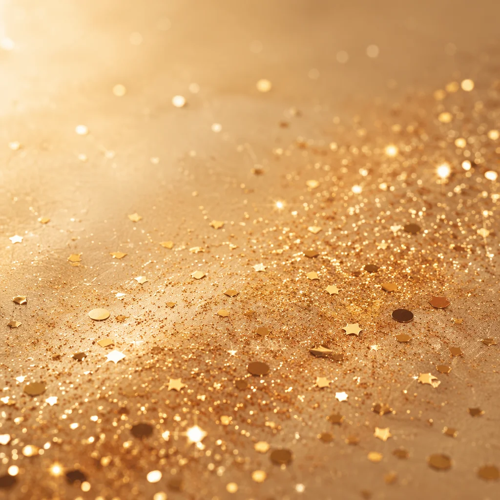Elegant Gold Glitter Celebration Background