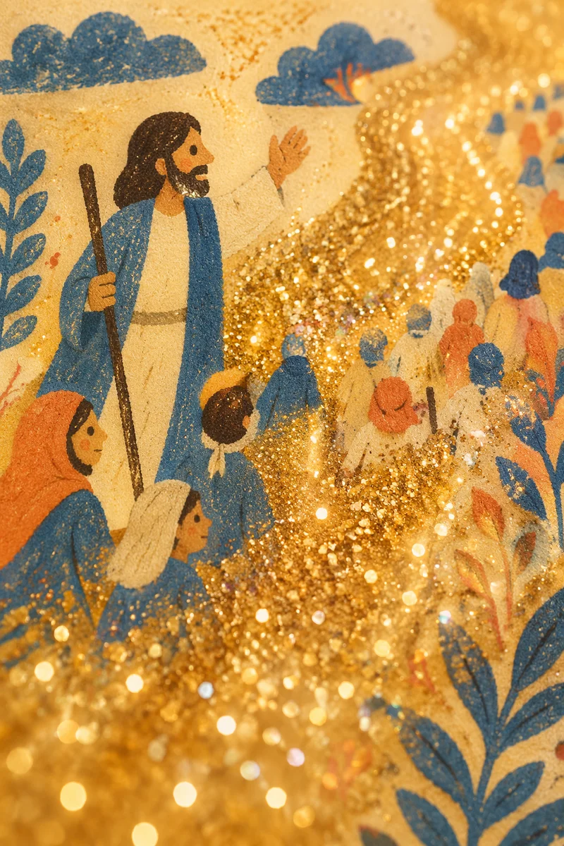 Golden Glitter Celebration Sparkle Background