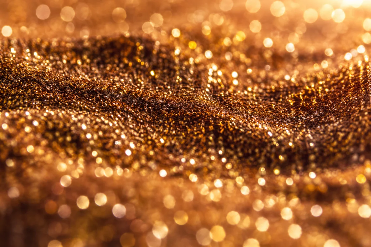 Luxurious Gold Glitter Celebration Background