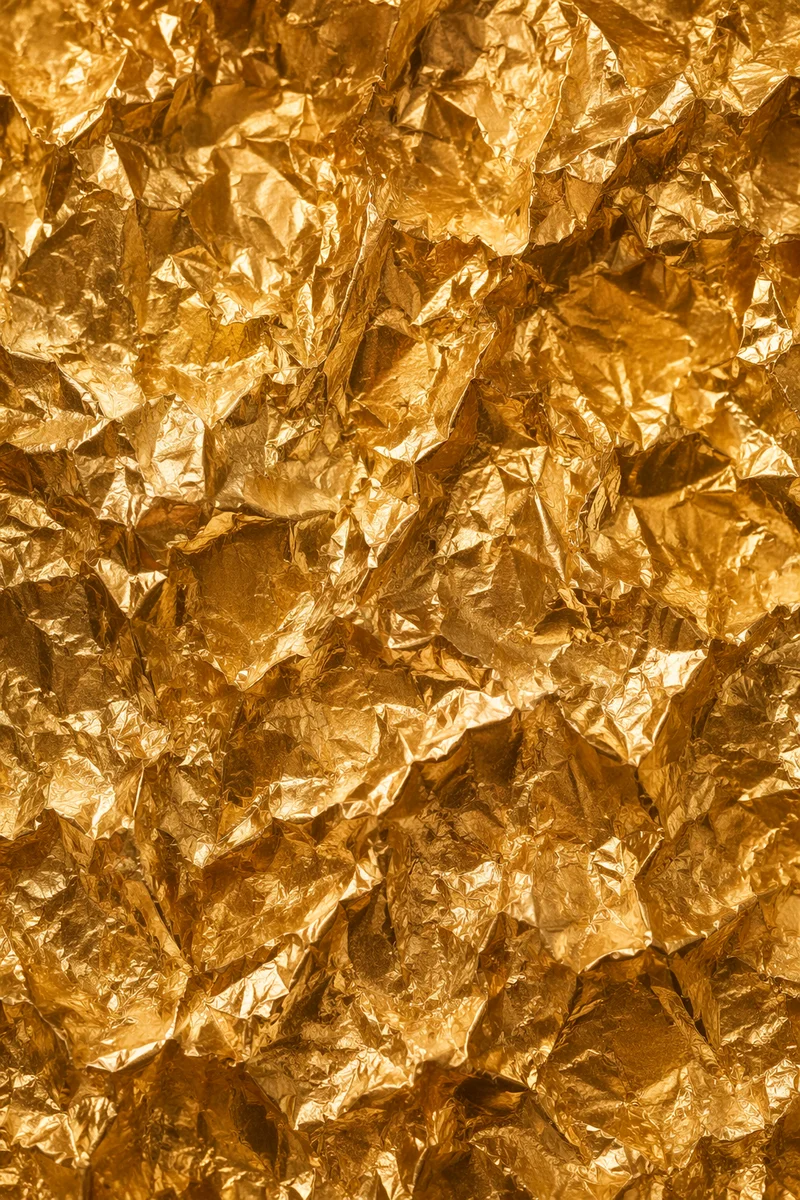 Luxury Crinkled Gold Foil Texture