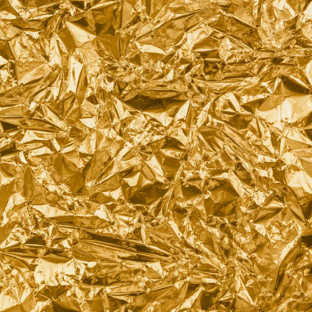 Luxury Crinkled Gold Foil Texture