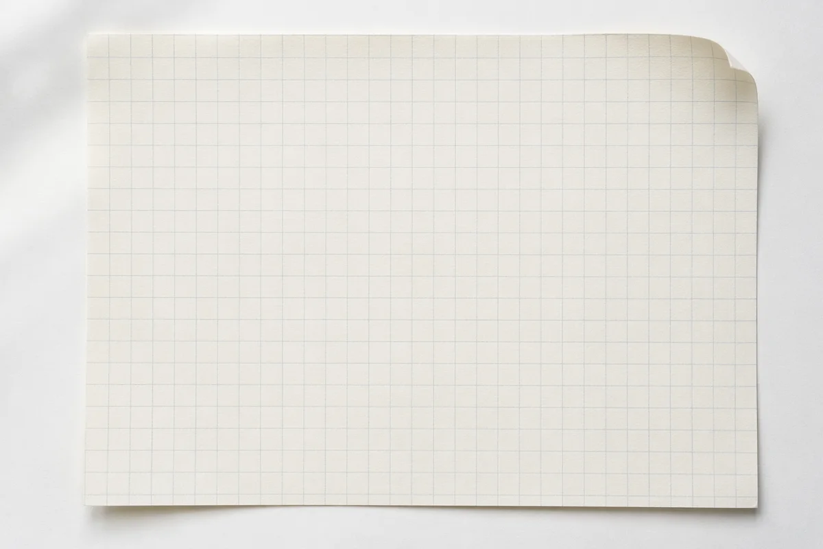Minimal Ivory Grid Paper Background Texture