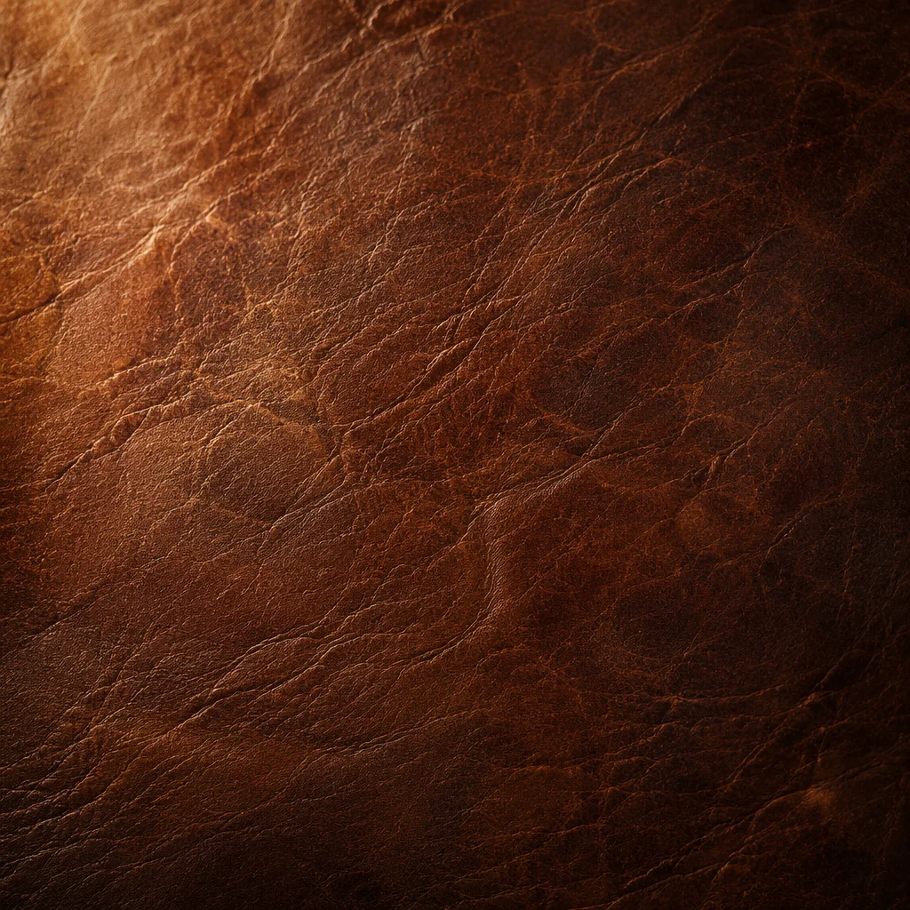 Aged Brown Leather Patina Texture Background