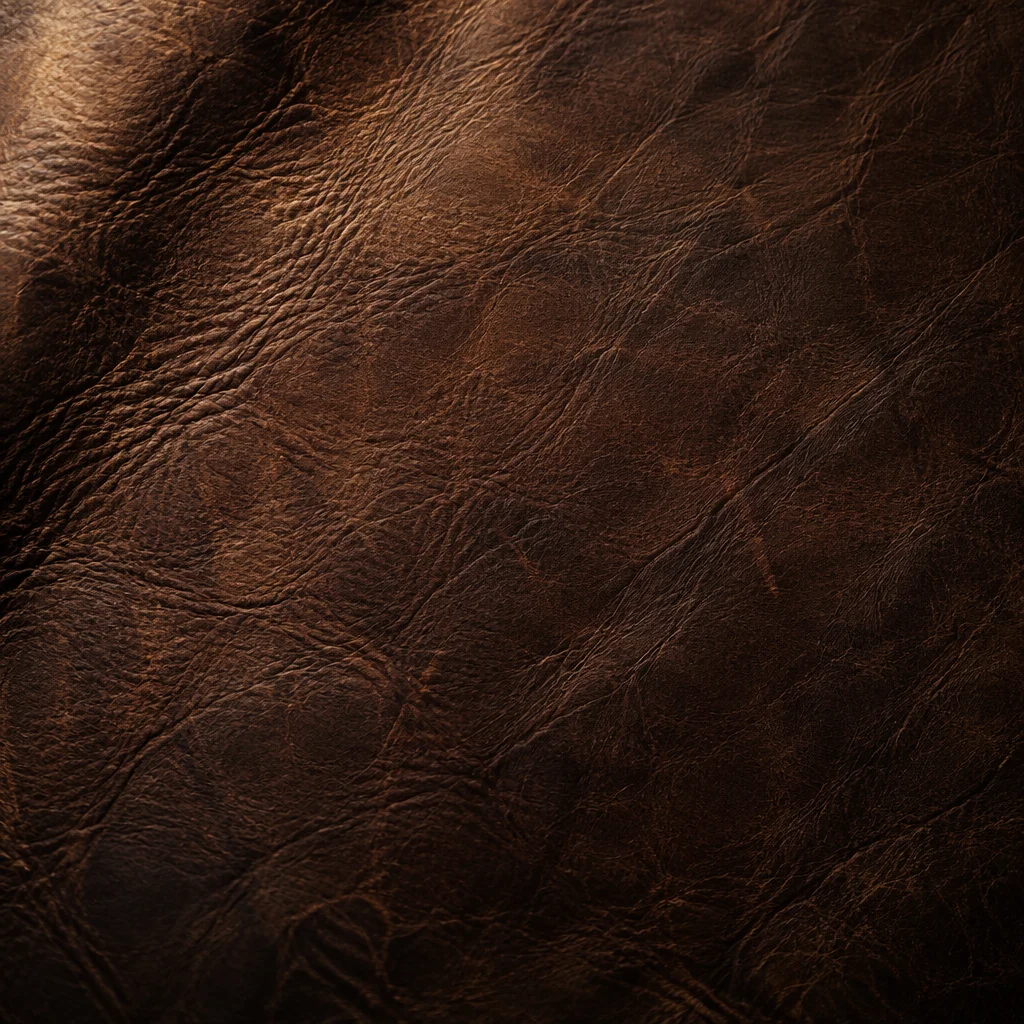 Aged Brown Leather Texture Background