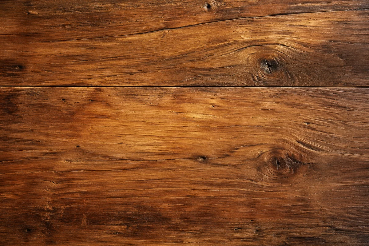 Warm Brown Wood Grain Tabletop Background