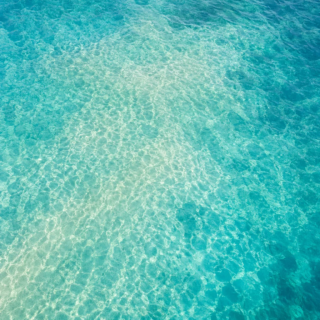 Turquoise Ocean Ripple Background Texture