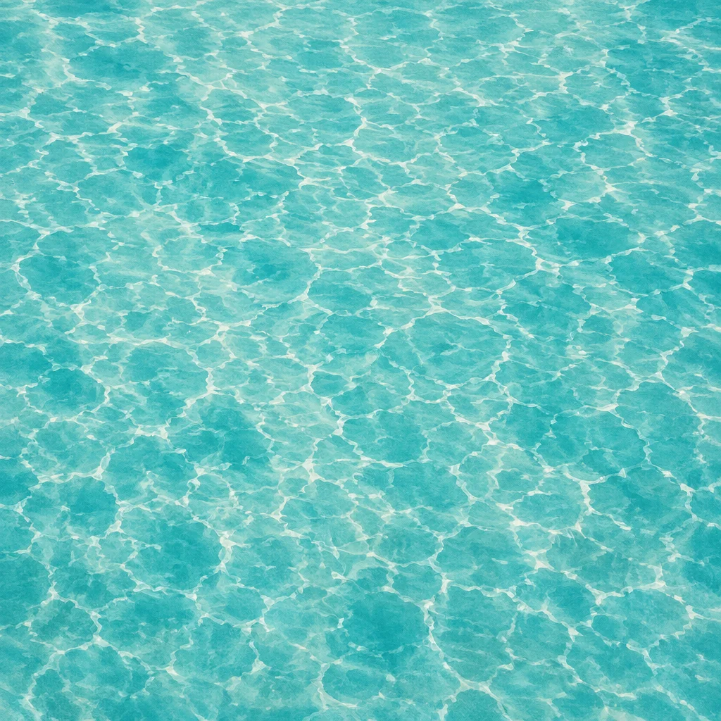 Turquoise Ocean Ripple Texture Background