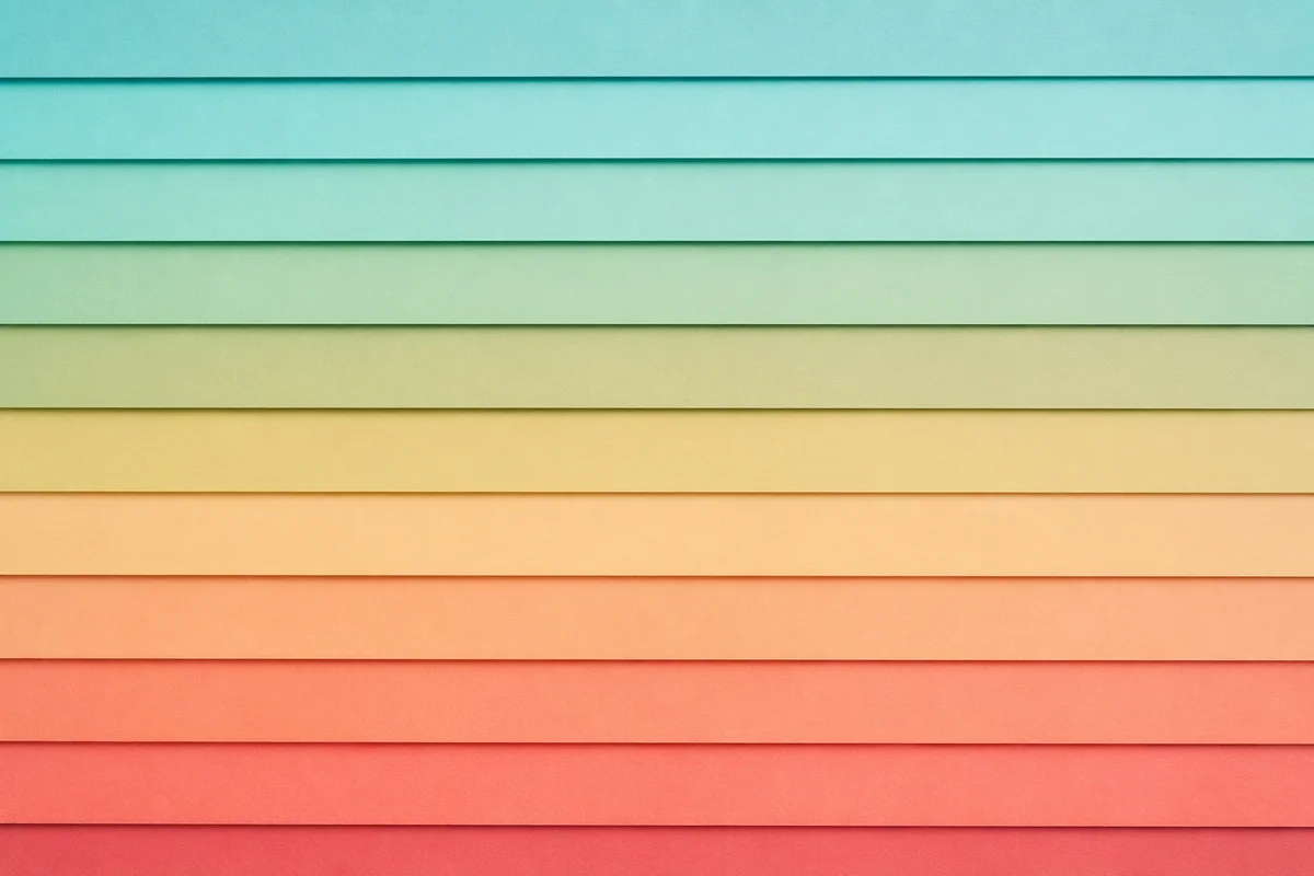 Clean Pastel Rainbow Stripes Background