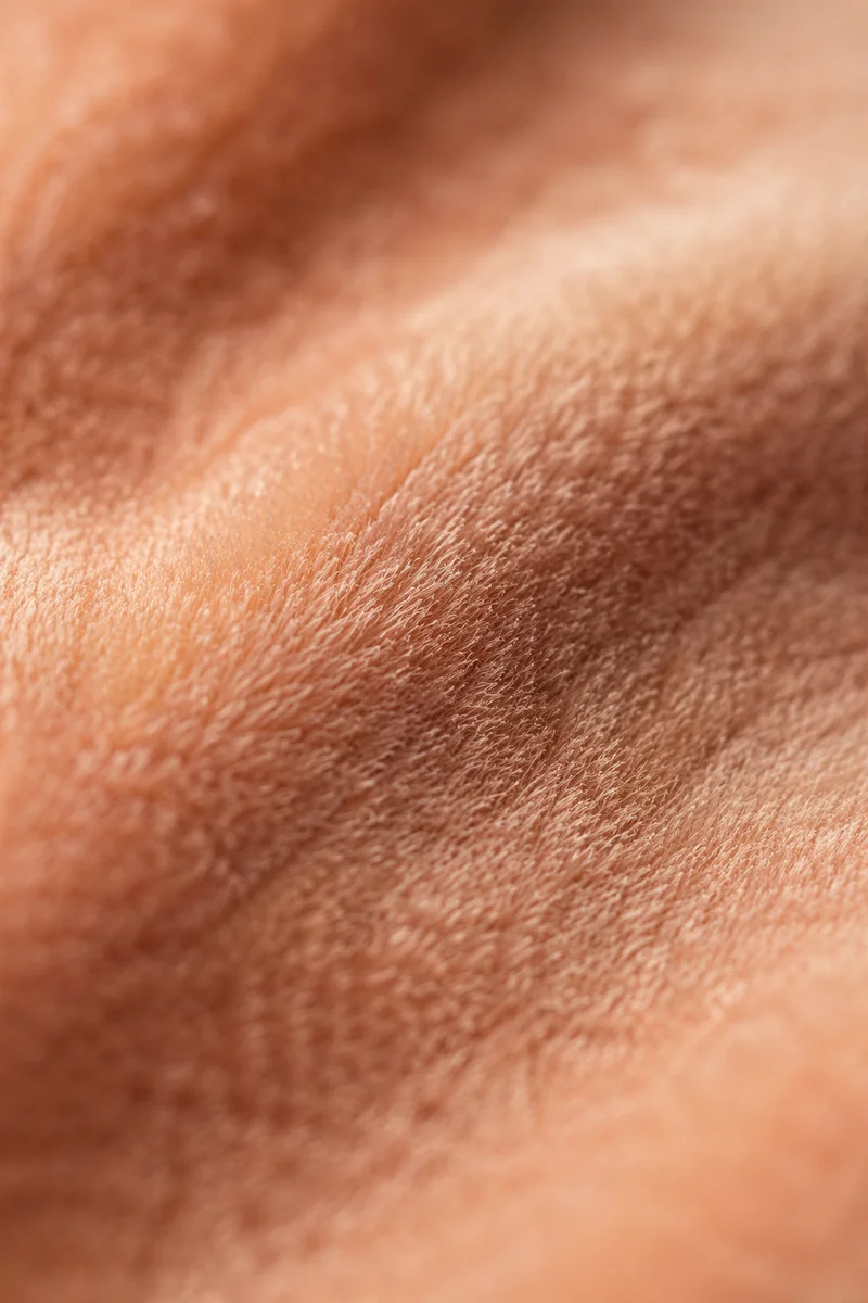 Soft Peach Velvet Macro Texture Background