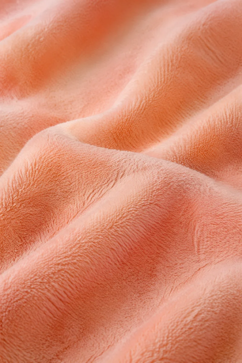 Soft Peach Velvet Texture Background