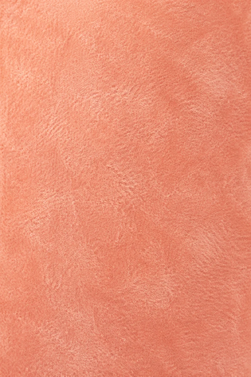 Peach Velvet Texture Background Close Up
