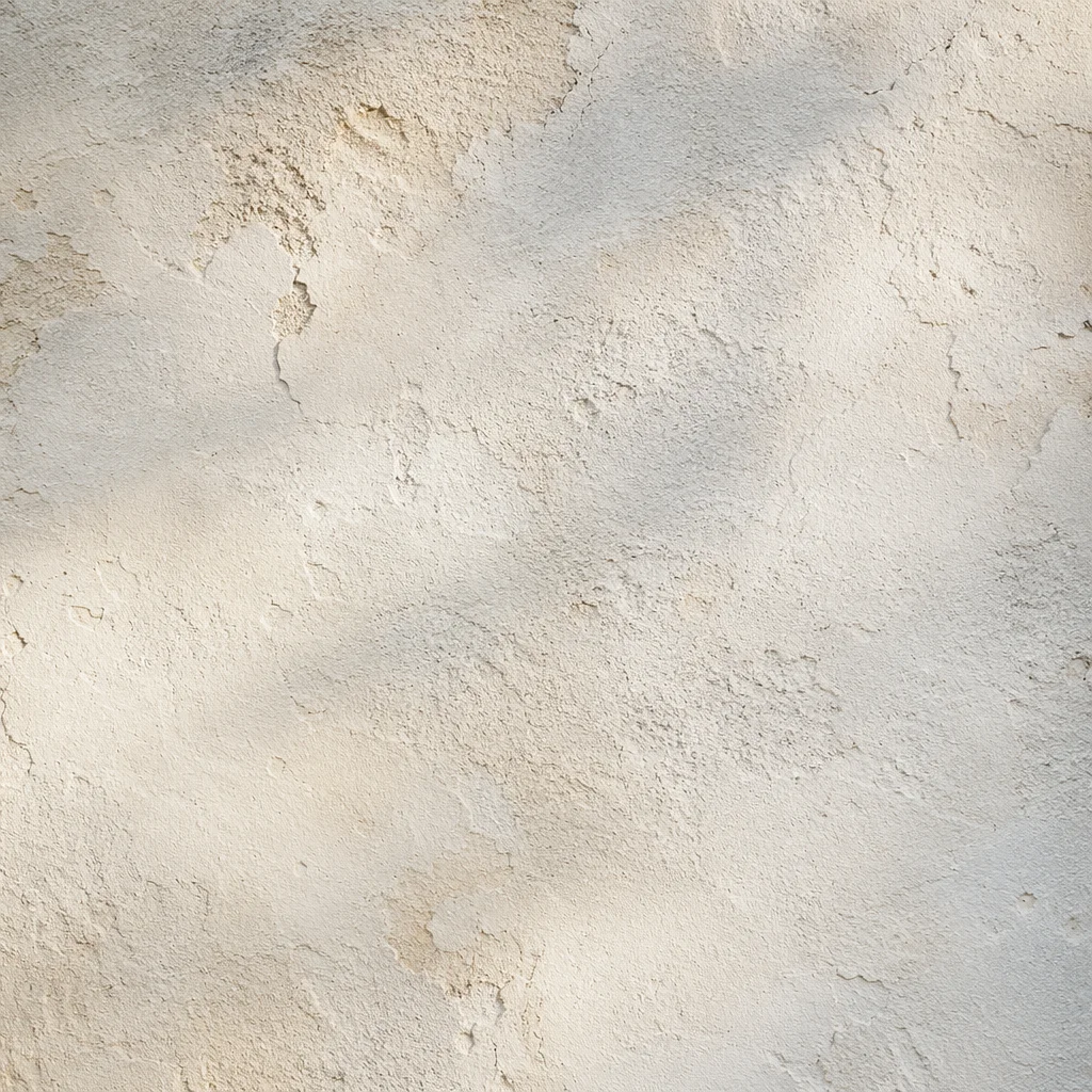 Sun-Warmed Mediterranean White Plaster Texture