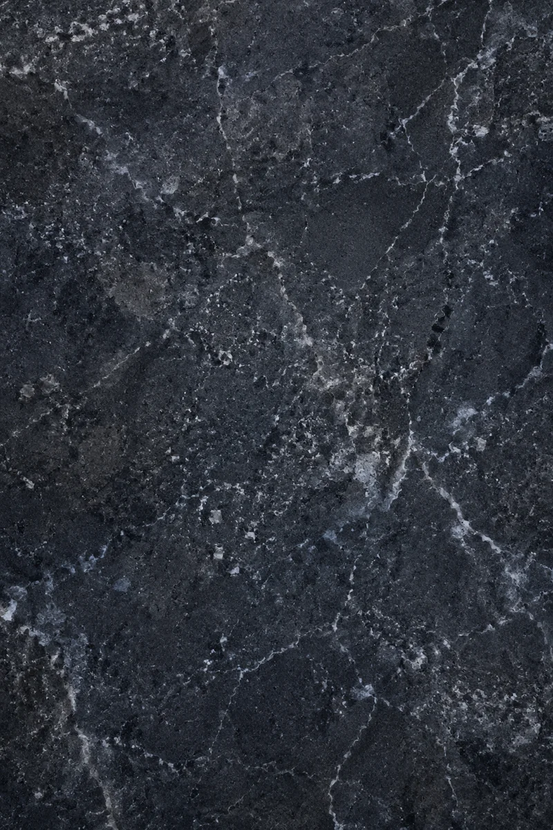 Polished Dark Granite Texture with Quartz Veins