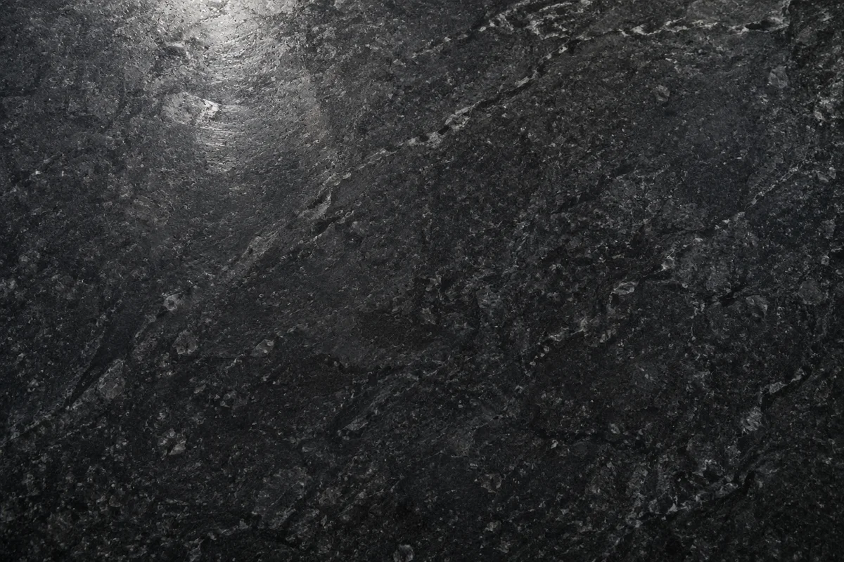 Smooth Polished Dark Granite Surface