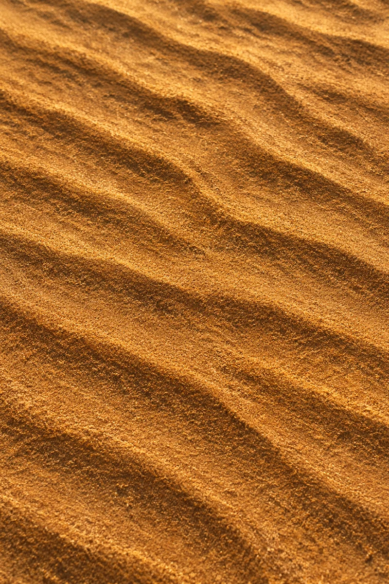Warm Golden Sand Ripple Texture Background
