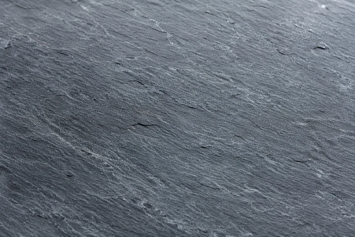 Smooth Dark Gray Slate Stone Background