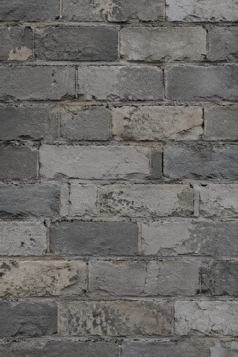 Rustic Gray Stacked Stone Wall Texture