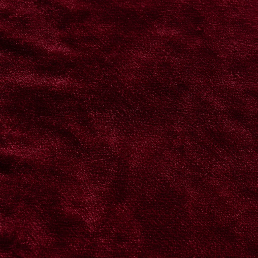 Deep Burgundy Velvet Fabric Texture