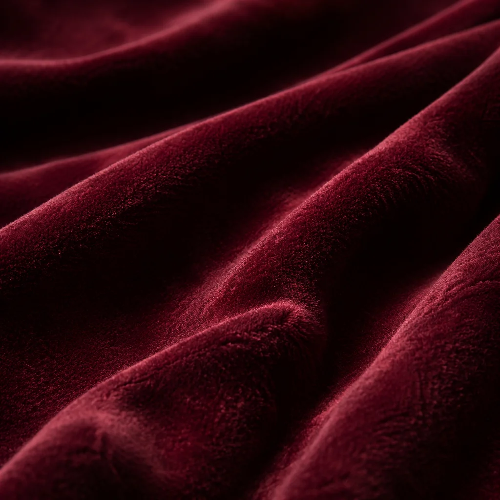 Deep Burgundy Velvet Texture Background