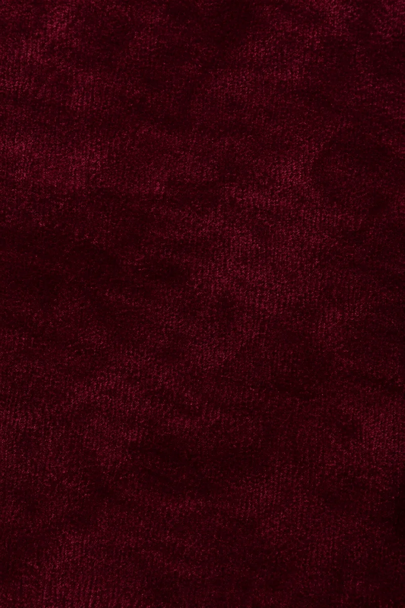 Deep Burgundy Velvet Fabric Texture
