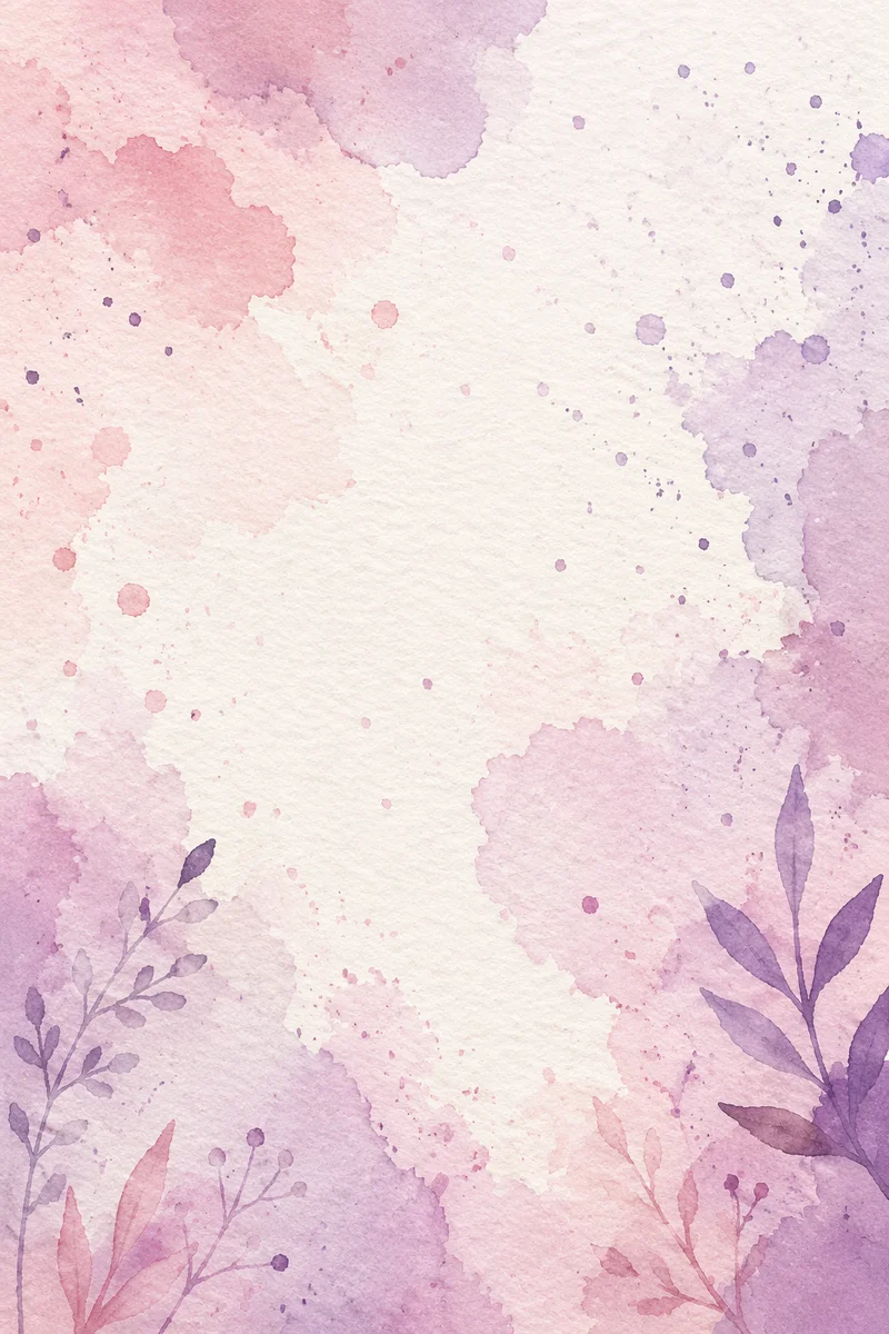 Soft Pink Lavender Watercolor Texture Background