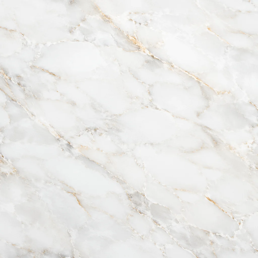 Elegant White Marble with Gold Veins