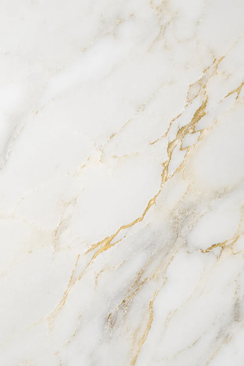 Elegant White Marble with Gold Veins