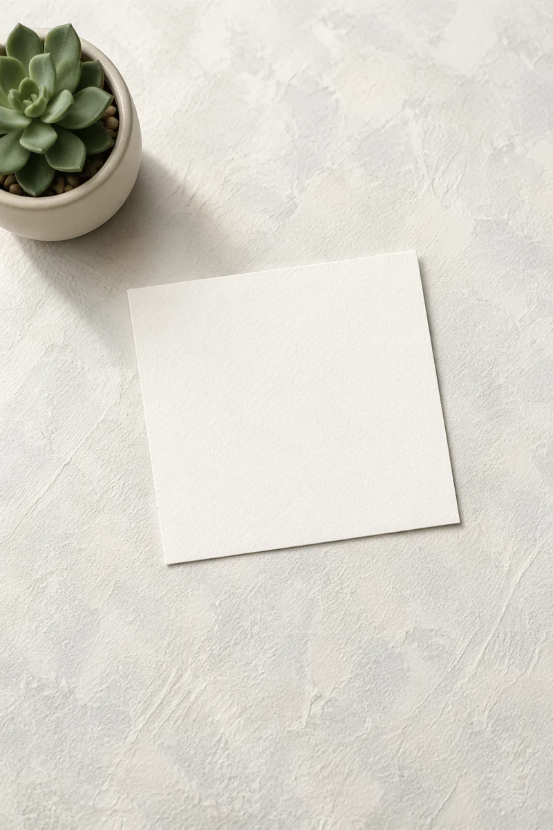 Minimal White Marble Desk Flat Lay
