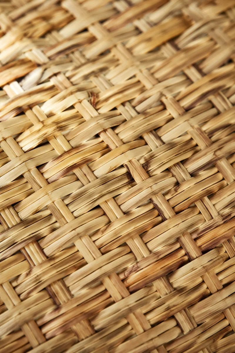 Natural Woven Basket Texture in Morning Light
