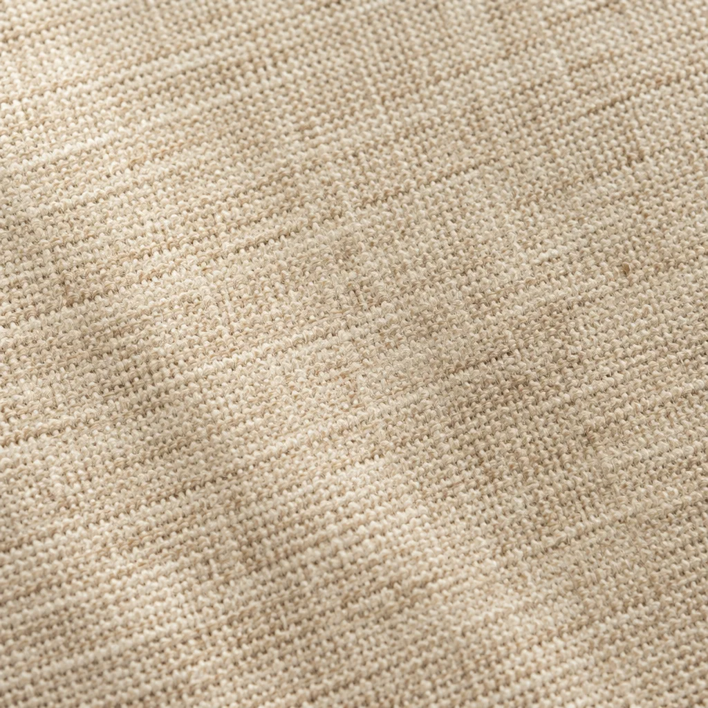 Neutral Woven Linen Placemat Texture Background