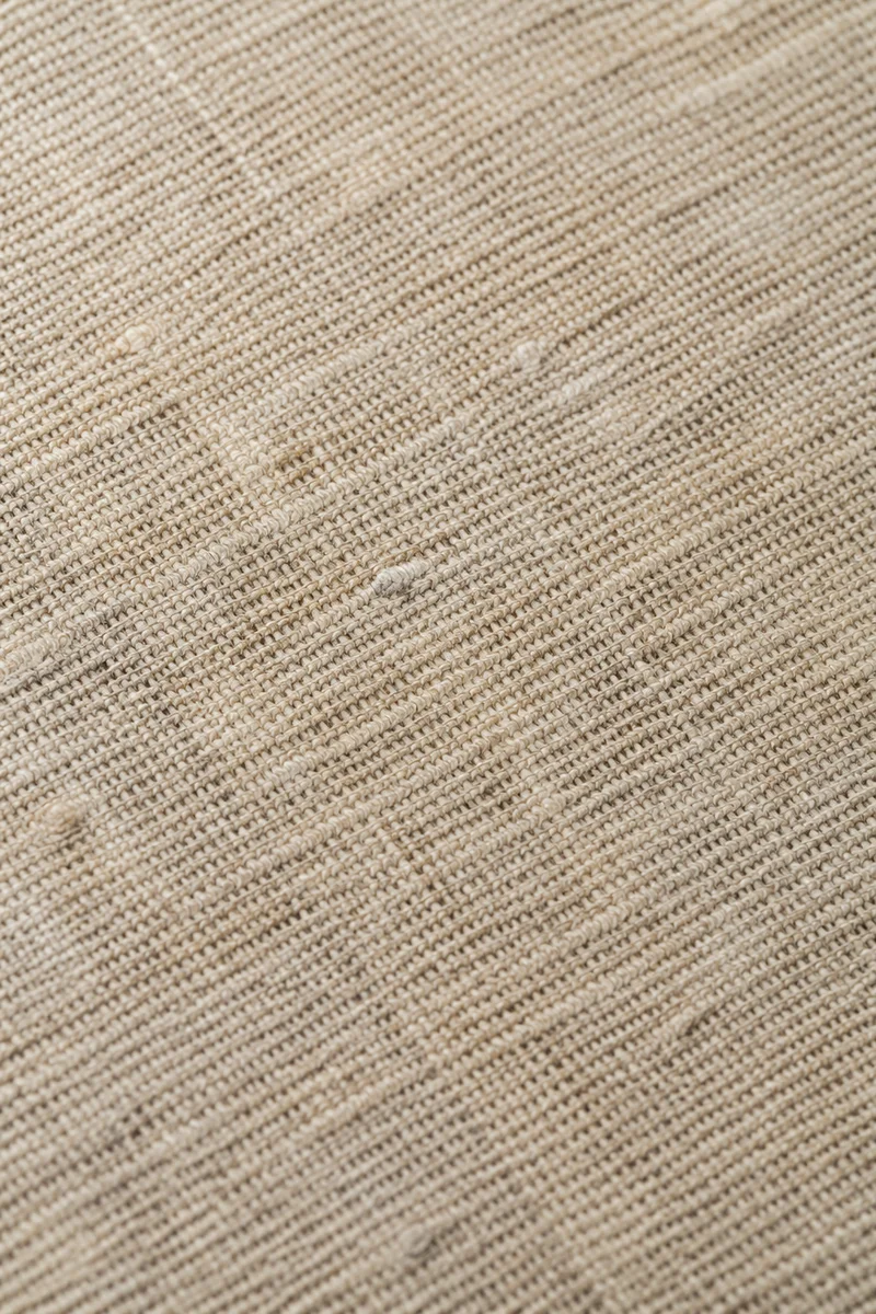 Neutral Woven Linen Placemat Texture Background