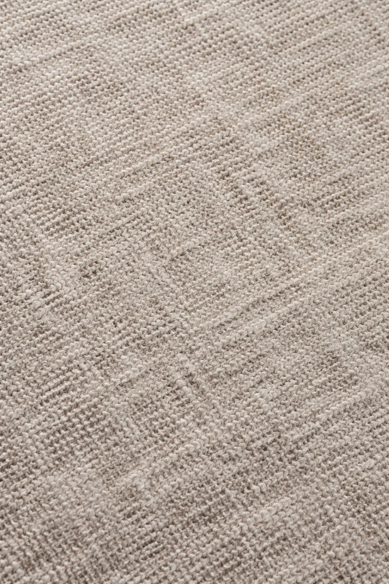 Neutral Woven Linen Placemat Macro Texture