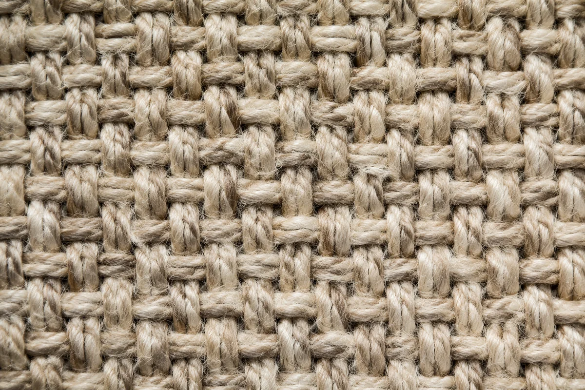Neutral Woven Linen Placemat Texture