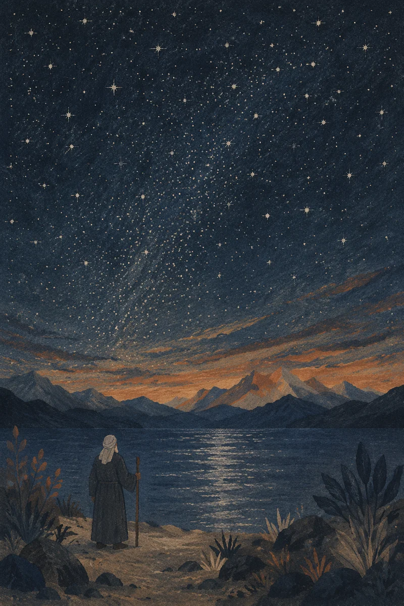Abraham Beneath Stars of Divine Promise