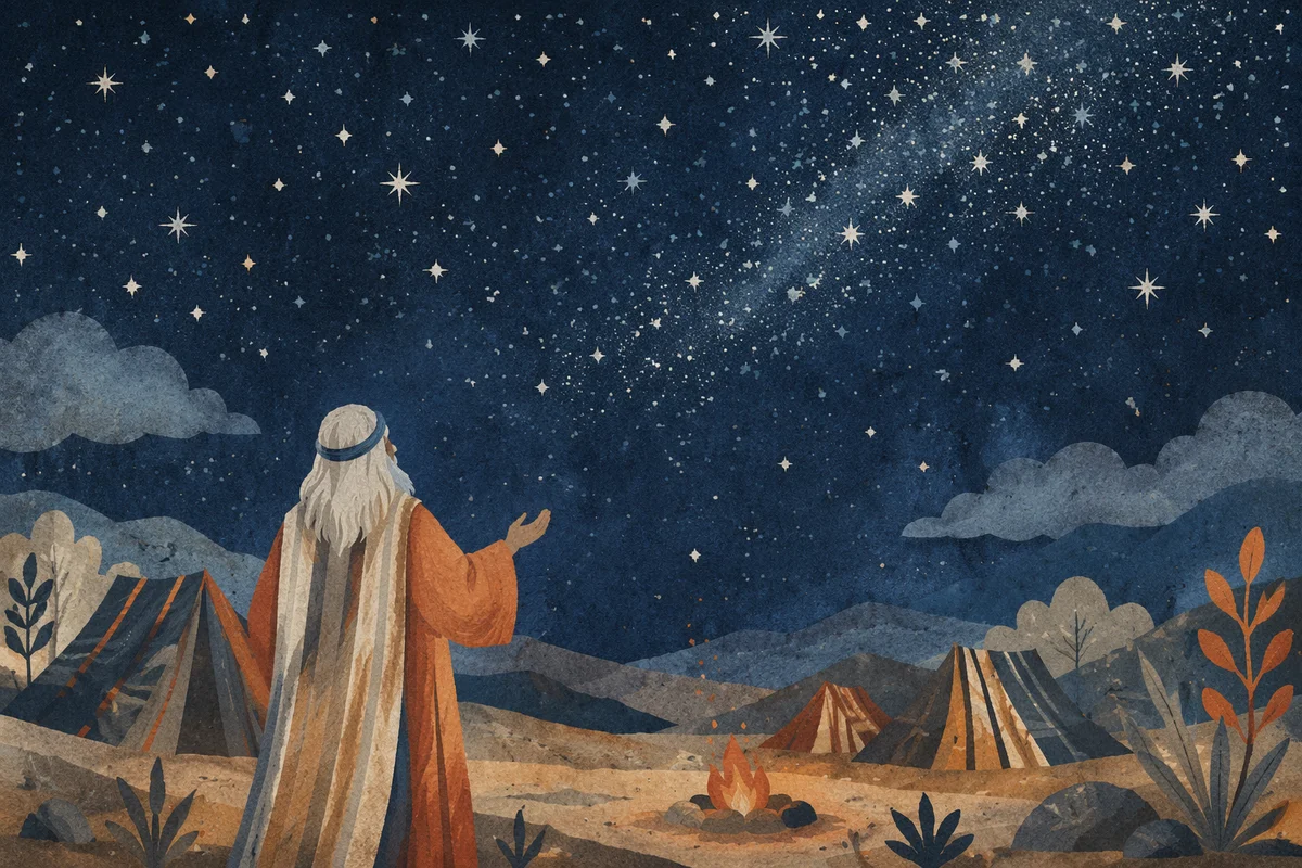 Abraham Under Countless Promise Stars