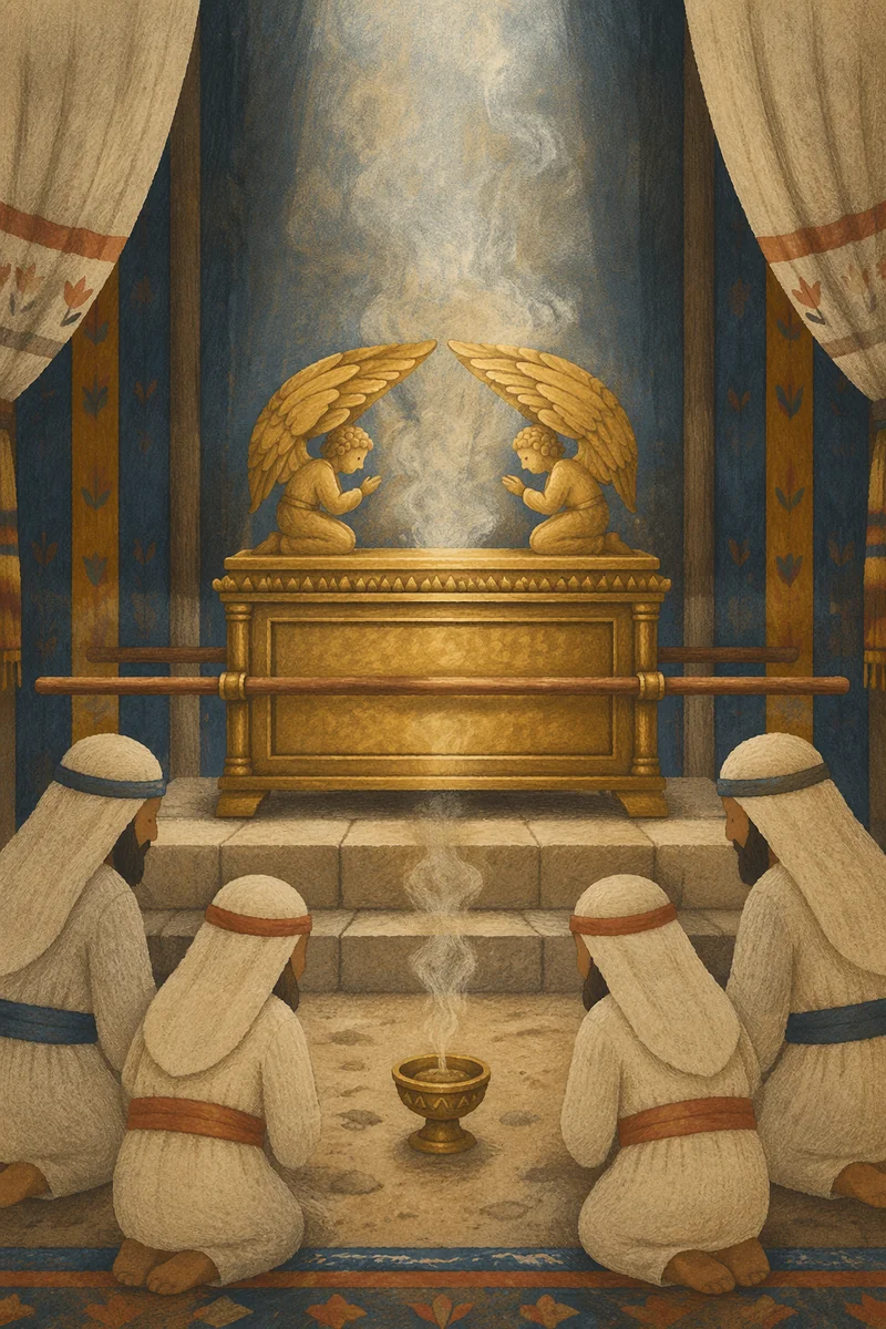 Ark of the Covenant with Golden Cherubim