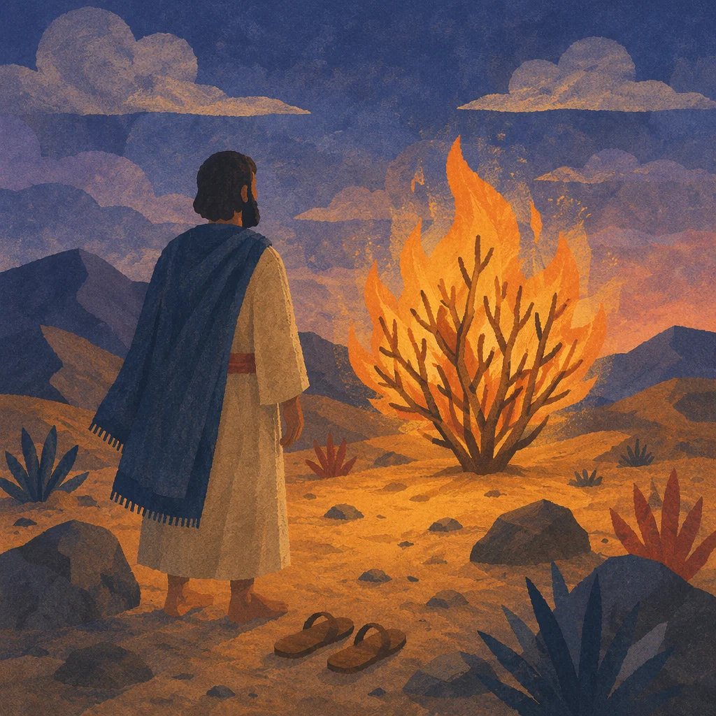 Moses Before the Burning Bush at Dawn