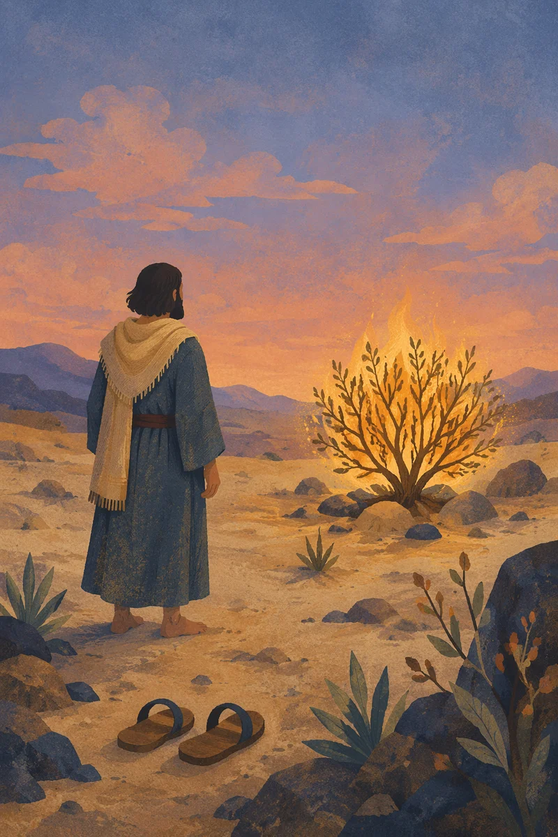Moses Before the Burning Bush at Dawn