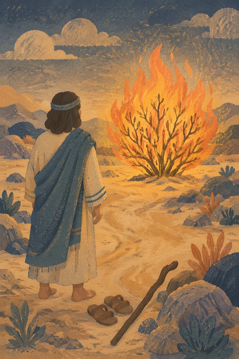 Moses Before the Burning Bush at Dawn