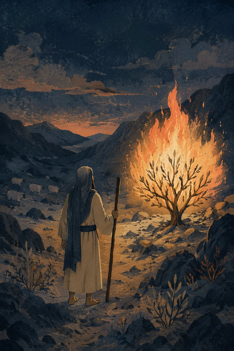 Moses Before the Burning Bush
