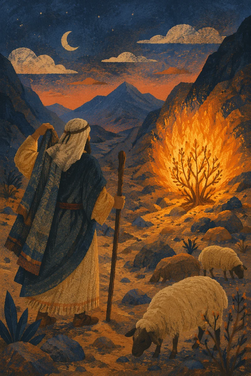 Moses Before the Burning Bush