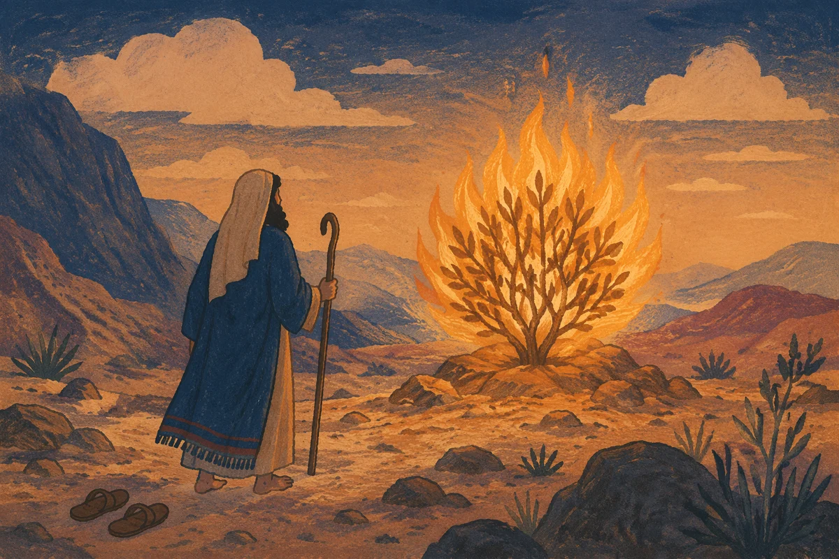 Moses Before the Burning Bush